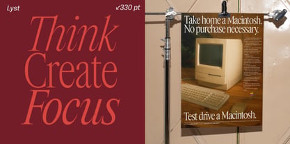 Lyst Variable Font Poster 12