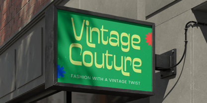 Bonfade Display Font Poster 2