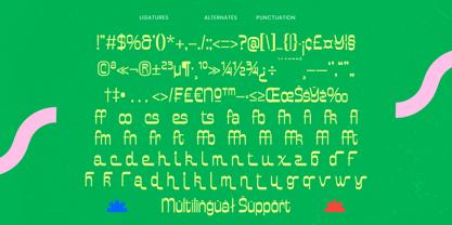 Bonfade Display Font Poster 13