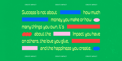 Bonfade Display Font Poster 4