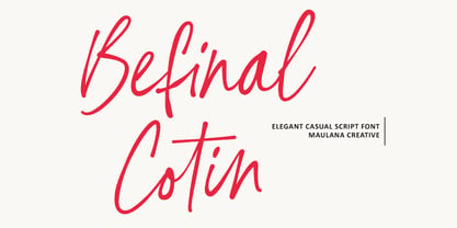 MC Befinal Cotin Font Poster 1