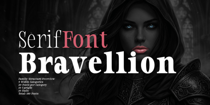 Bravellion Font Poster 1