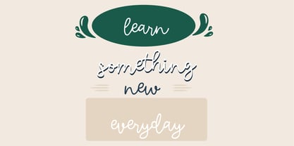 ZP Moonflower Font Poster 5