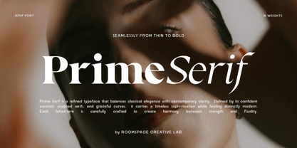 RCL Prime Serif Font Poster 1