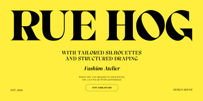 RCL Prime Serif Font Poster 2