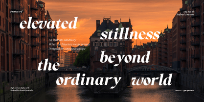 RCL Prime Serif Font Poster 11