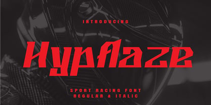 Hypflaze Font Poster 1