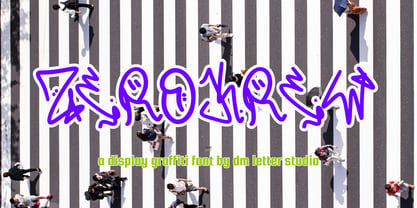 Zerokrew Font Poster 1