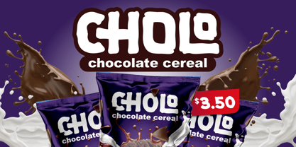 Chruncy Cacao Font Poster 8