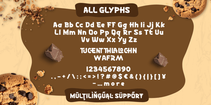 Chruncy Cacao Font Poster 10