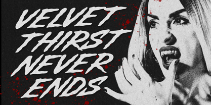 Death Strike Font Poster 7