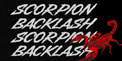 Death Strike Font Poster 9
