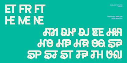 Antex Font Poster 7