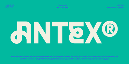 Antex Font Poster 1