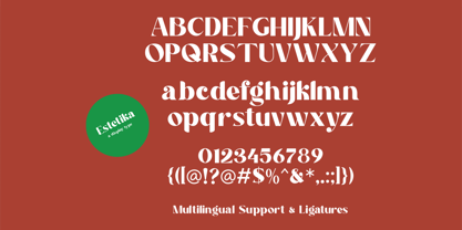 Estetika Font Poster 10