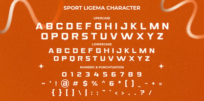 Sport Ligema Font Poster 9