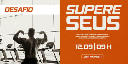 Sport Ligema Font Poster 3