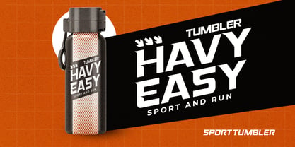 Sport Ligema Font Poster 6