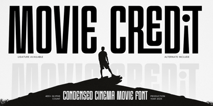 Movie Credit Font Poster 1