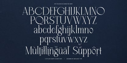 MIT Exileon Font Poster 12