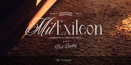 MIT Exileon Font Poster 1