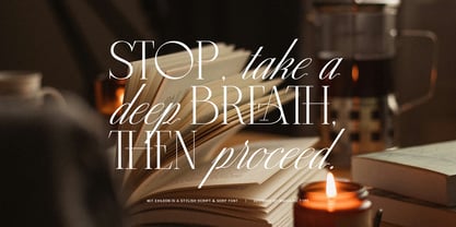 MIT Exileon Font Poster 7