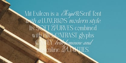 MIT Exileon Font Poster 9
