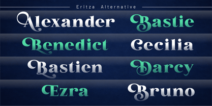 Eritza Font Poster 7