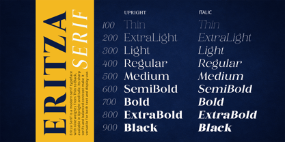 Eritza Font Poster 3