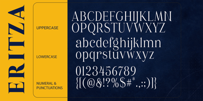Eritza Font Poster 4