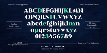 Eritza Font Poster 2