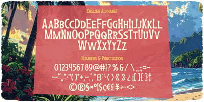 Tiki Tides Font Poster 3