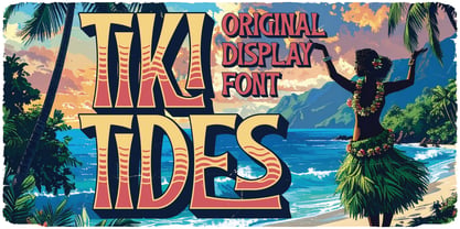 Tiki Tides Font Poster 1