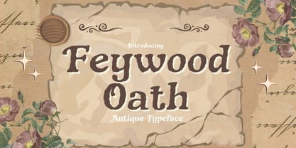 Feywood Oath Font Poster 1