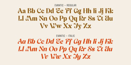 Evantic Font Poster 13