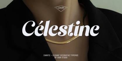 Evantic Font Poster 3