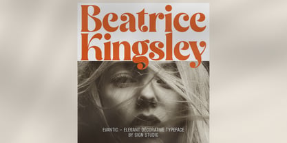 Evantic Font Poster 9