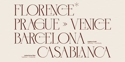 GC Trench Vogue Font Poster 9