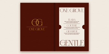 GC Trench Vogue Font Poster 12