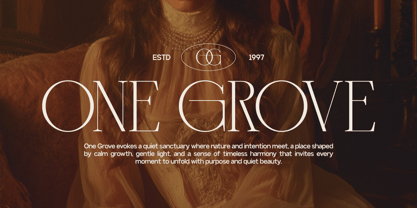 GC Trench Vogue Font Poster 7