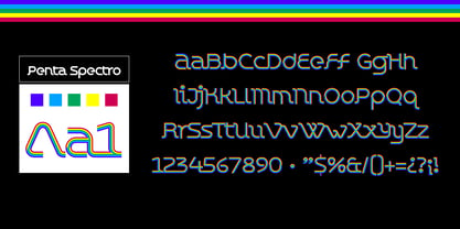 Chromaliner Font Poster 11