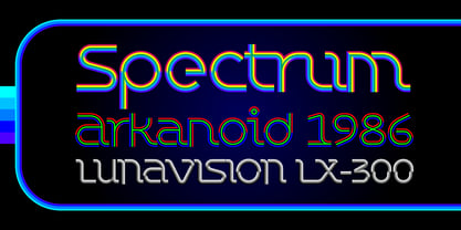Chromaliner Font Poster 5