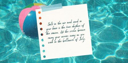 Saturday Brush Font Poster 6