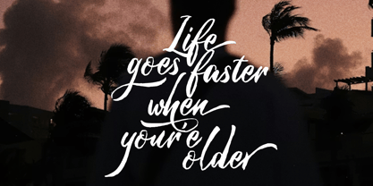 Saturday Brush Font Poster 7