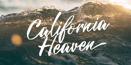 Saturday Brush Font Poster 2