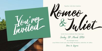 Saturday Brush Font Poster 5
