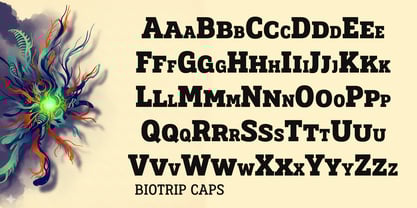 Biotrip Serif Caps Font Poster 13