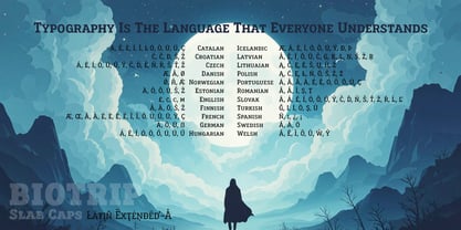 Biotrip Serif Caps Font Poster 3