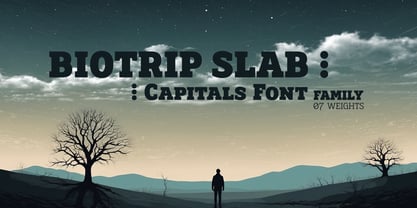 Biotrip Serif Caps Font Poster 8