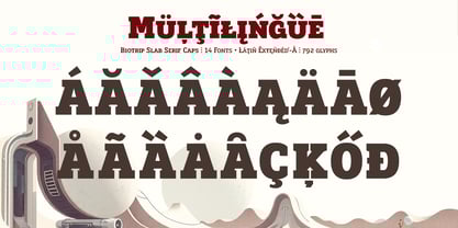 Biotrip Serif Caps Font Poster 4